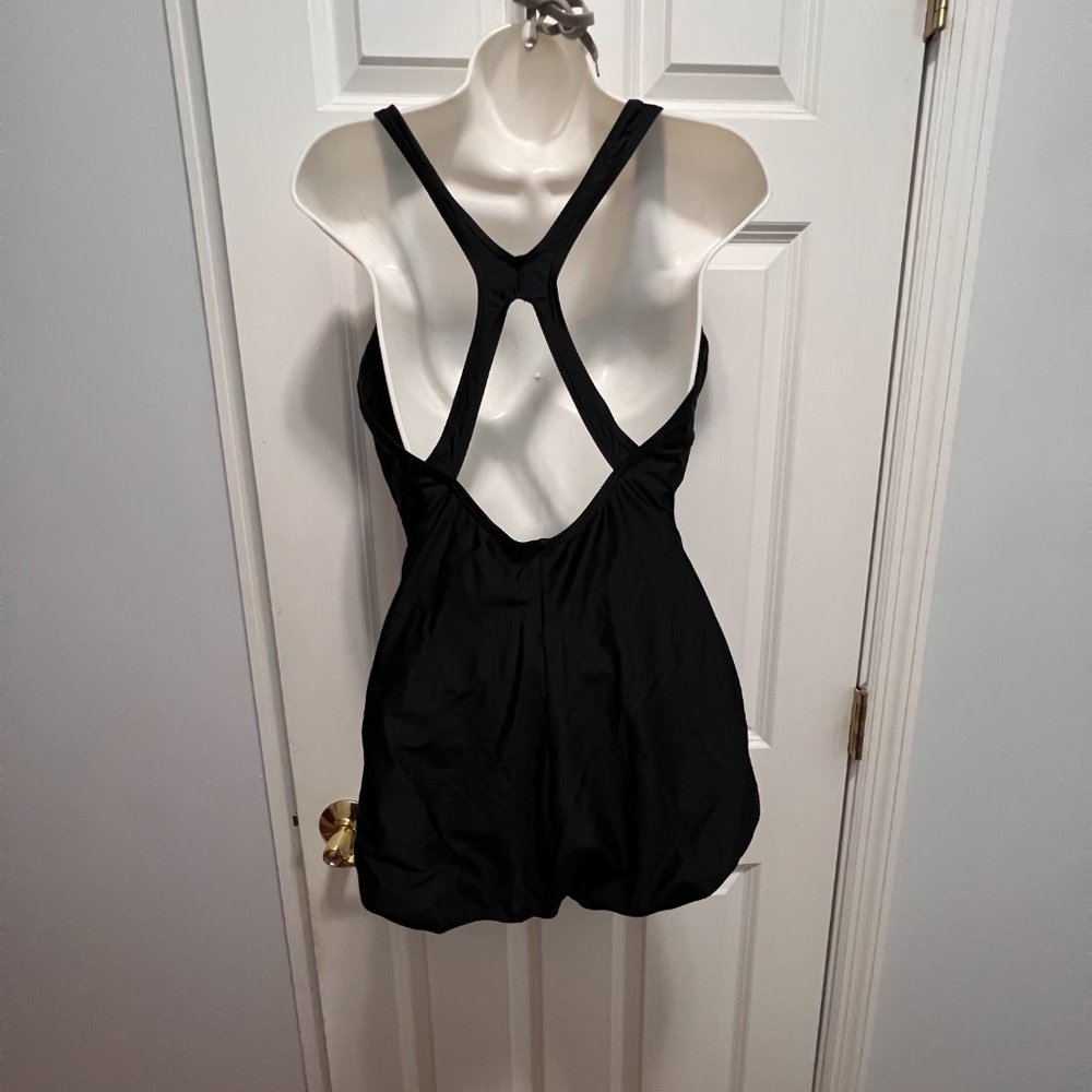 Speedo flyback black size 14 onepiece swimsuit - Picture 4 of 5